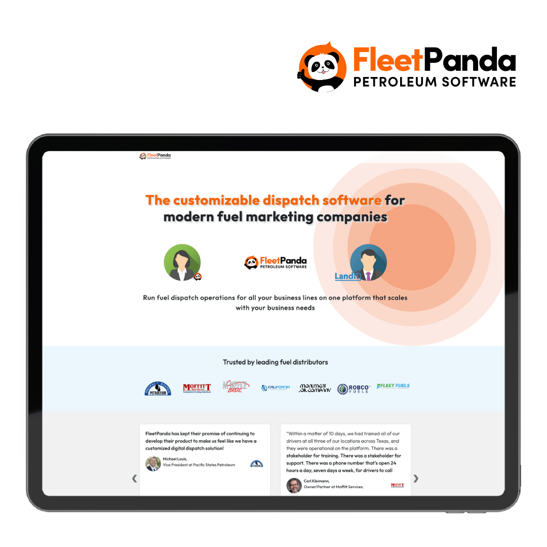 FleetPanda Landing Page