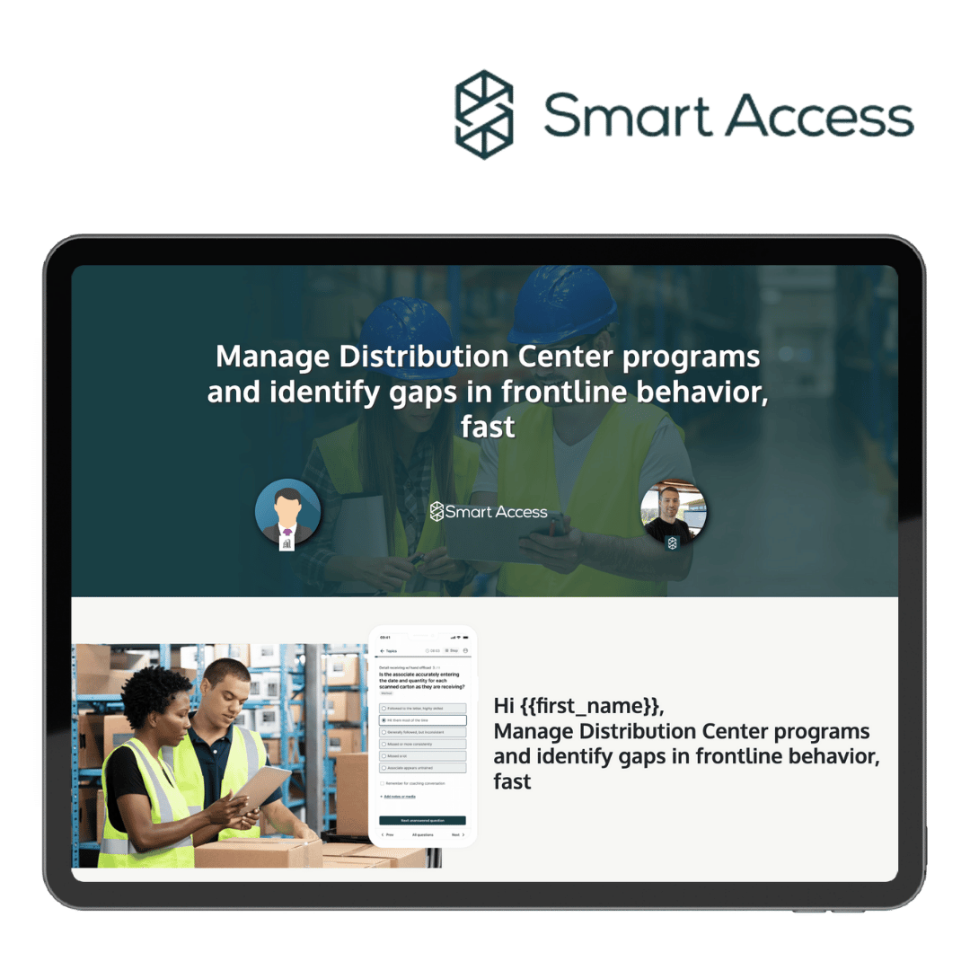 Smartaccess Landing Page
